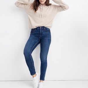MADEWELL.... 10” high rise skinny jeans